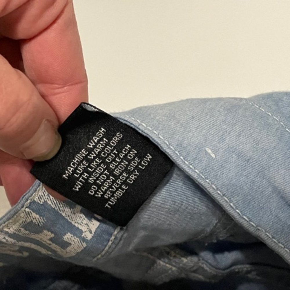 V.I.P. Distressed Skinny Ripped Low Rise Jeans 0 - Picture 3 of 6